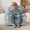 Kids Sofa Glow-in-the-Dark Fabric & 25D Foam Child-Friendly Toddler Chair